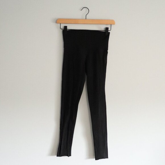 Aritzia Tna Women's Black Sz XS High Rise Activewear Stretch Pant Leggings | 31" - Picture 1 of 10